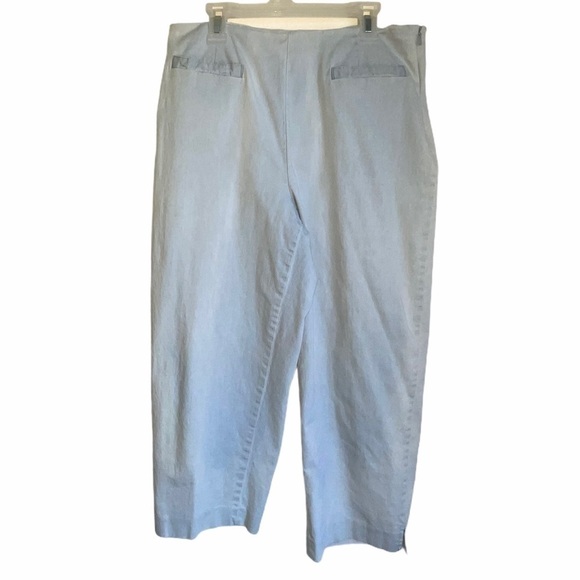 Talbots Pants - Talbots Petites Chambray Capri Pants Size 12